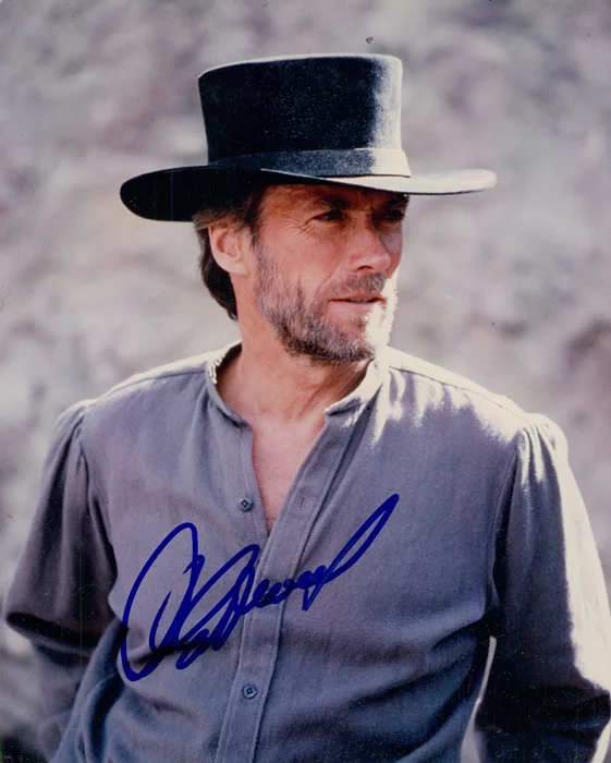 Clint Eastwood autograph