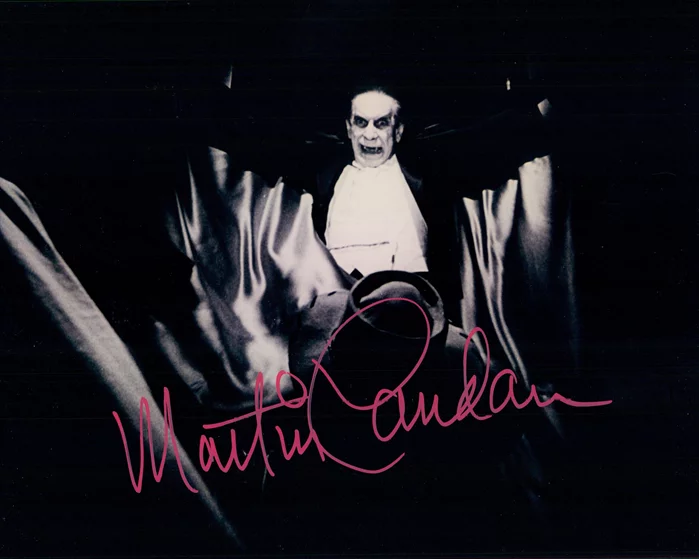 Martin Landau autograph
