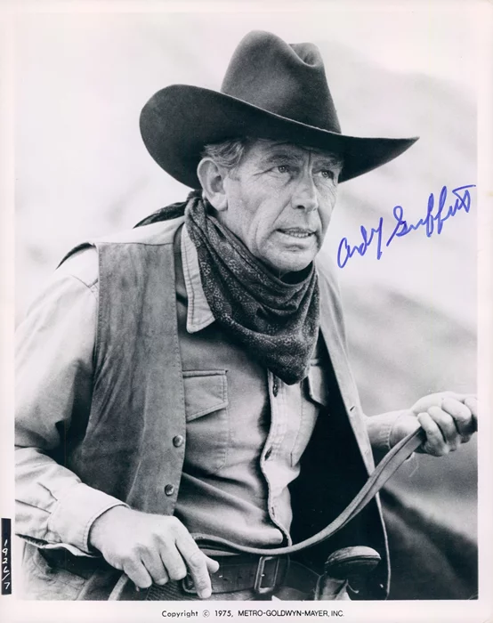 Andy Griffith autograph