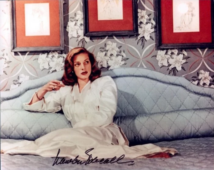 Lauren Bacall autograph