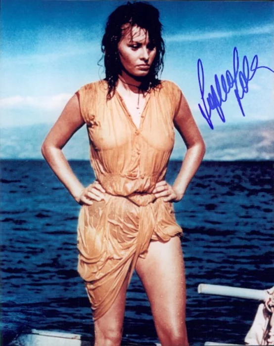 Sophia Loren autograph