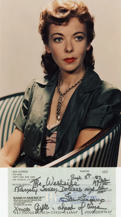 Ida Lupino autograph