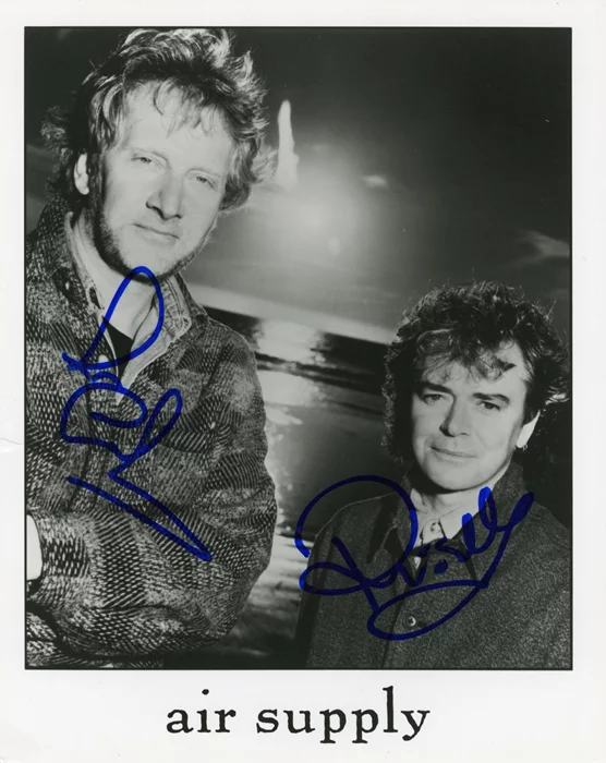 Air Supply autograph