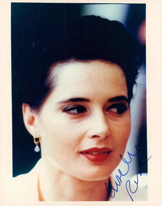 Isabella Rossellini autograph