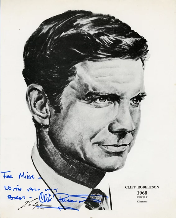 Cliff Robertson autograph