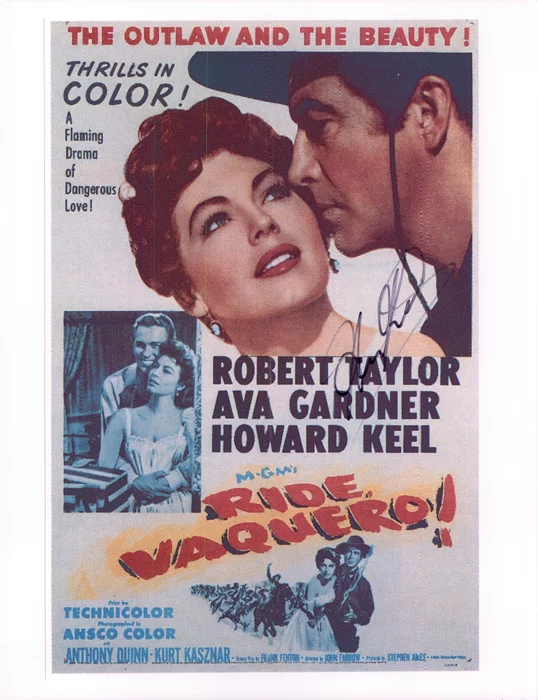 Howard Keel autograph