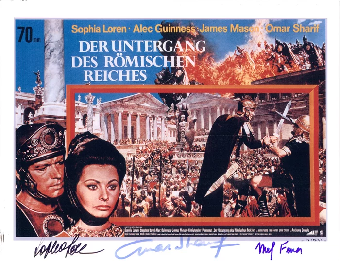 The Fall of The Roman Empire autograph
