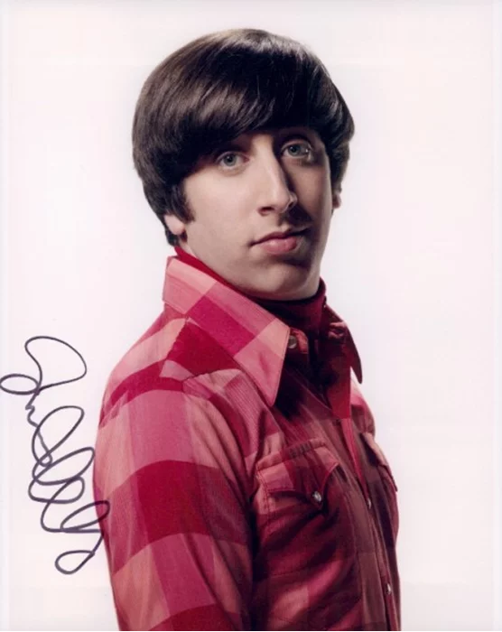 Simon Helberg autograph