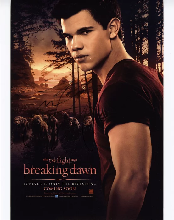Taylor Lautner autograph