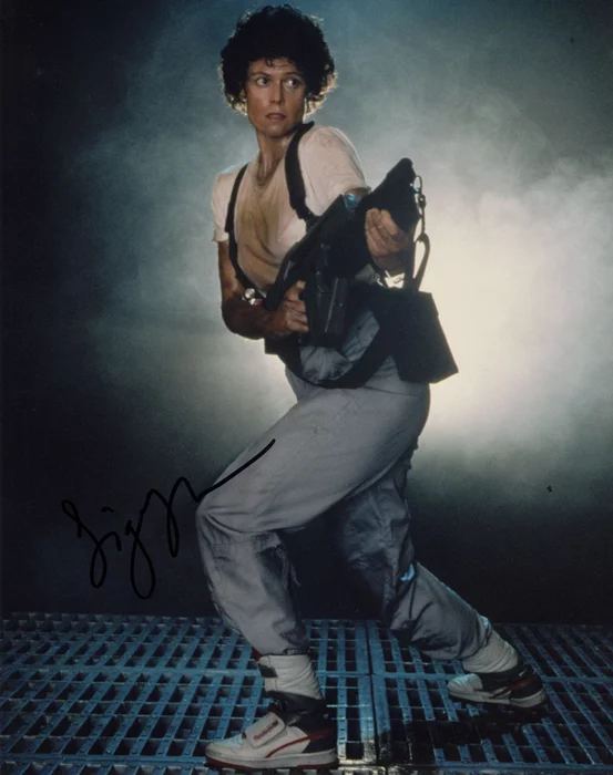 Sigourney Weaver autograph