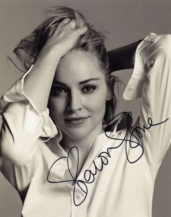 Sharon Stone autograph