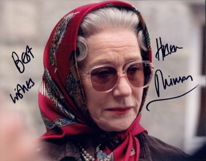 Helen Mirren autograph