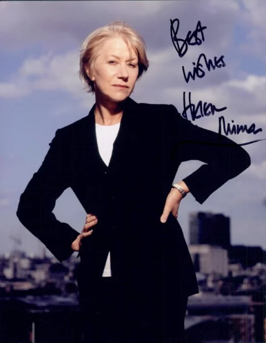 Helen Mirren autograph