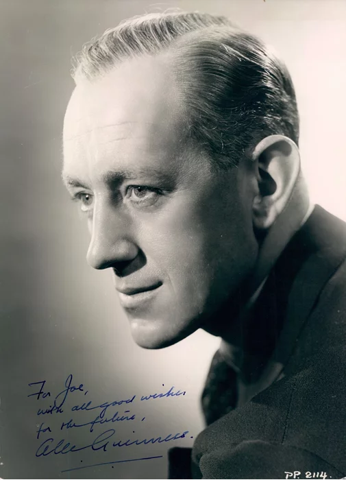 Alec Guinness autograph