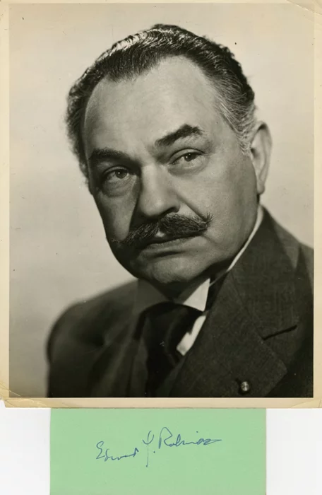 Edward G. Robinson autograph