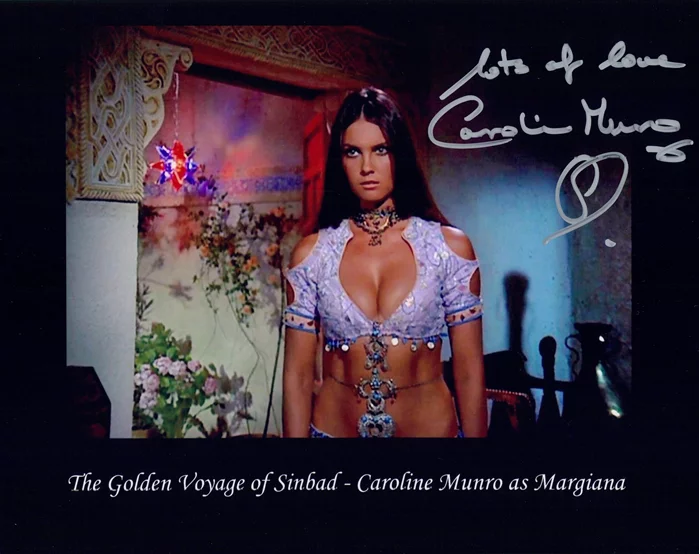 Caroline Munro autograph