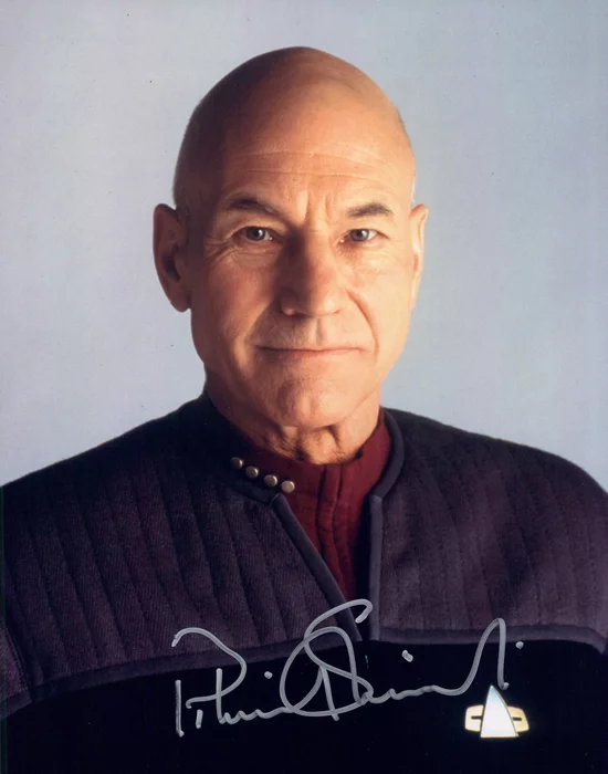 Patrick Stewart autograph