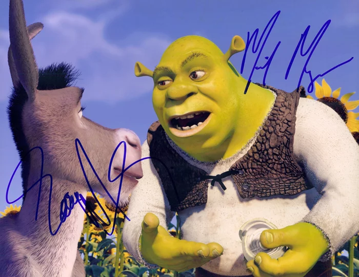 Shrek autograph