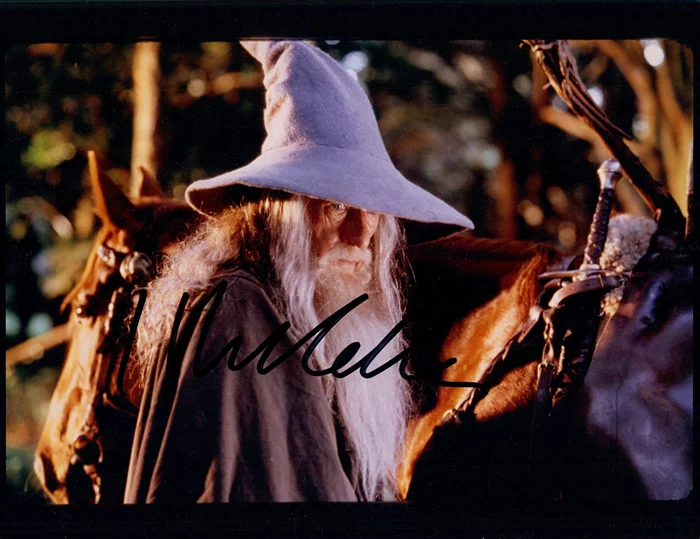 Ian McKellen autograph