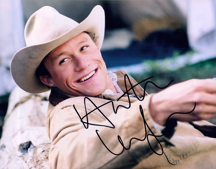 Heath Ledger autograph