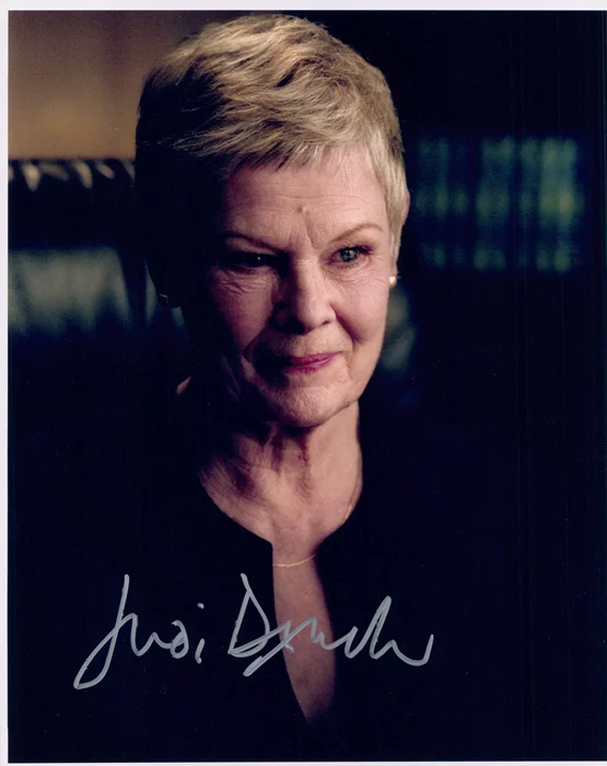 Judi Dench autograph