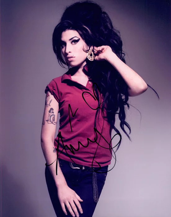 Amy Winehouse autograph