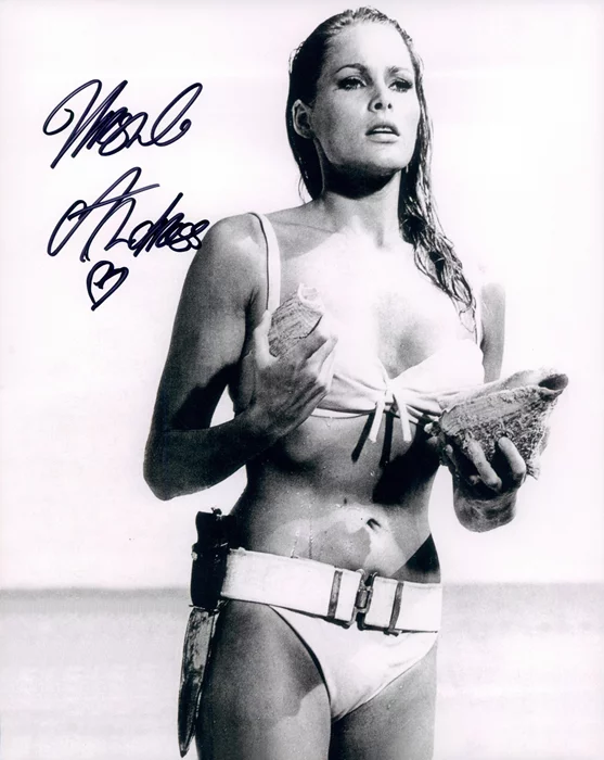Ursula Andress autograph