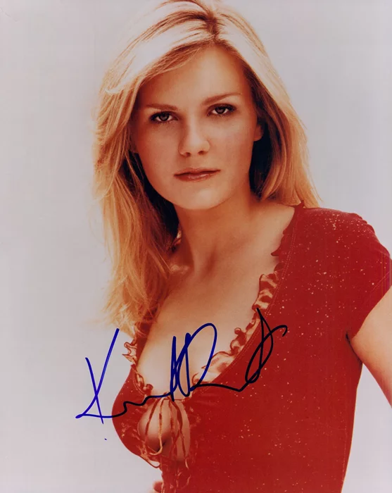Kirsten Dunst autograph