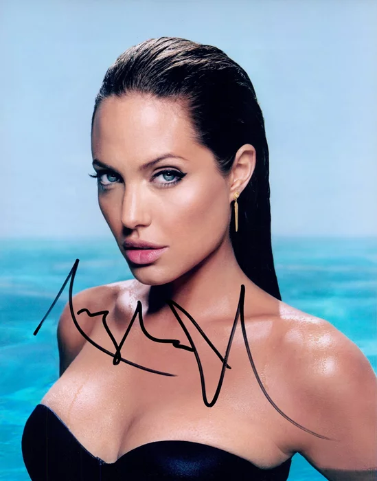 Angelina Jolie autograph