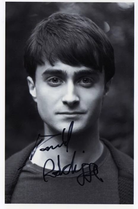Daniel Radcliffe autograph