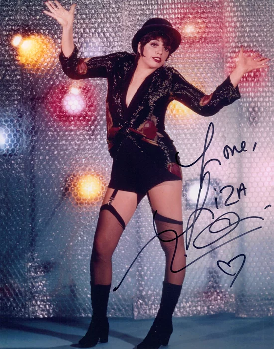 Liza Minnelli autograph
