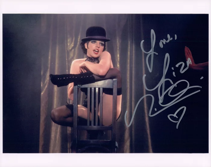 Liza Minnelli autograph