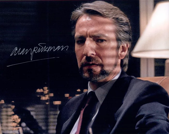 Alan Rickman autograph