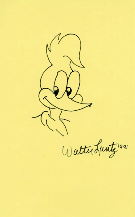 Walter Lantz autograph