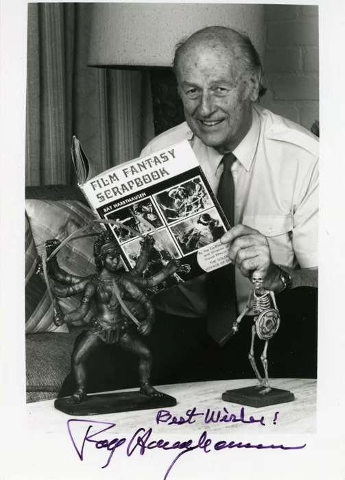 Ray Harryhausen autograph