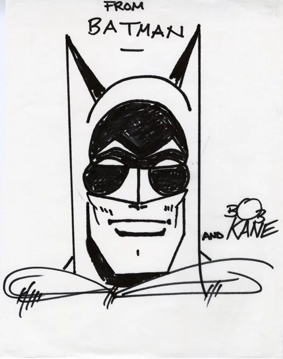Bob Kane autograph