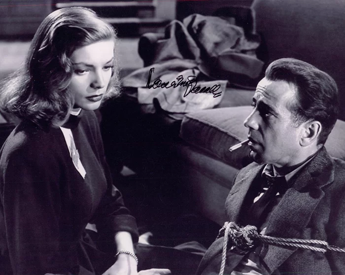 Lauren Bacall autograph