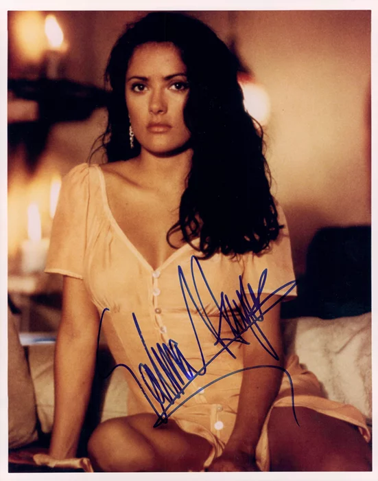 Salma Hayek autograph