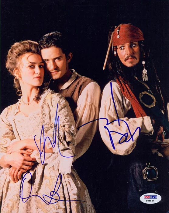 Pirates of The Caribbean autograph