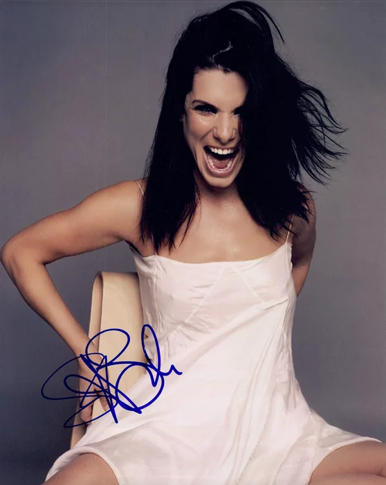Sandra Bullock autograph