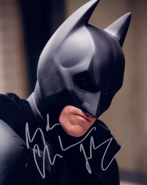 Christian Bale autograph