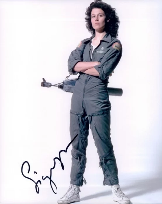 Sigourney Weaver autograph