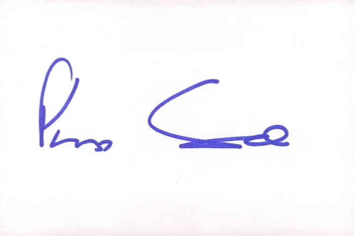 Rufus Sewell autograph