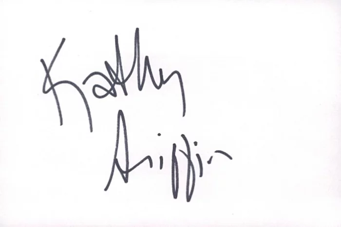 Kathy Griffin autograph