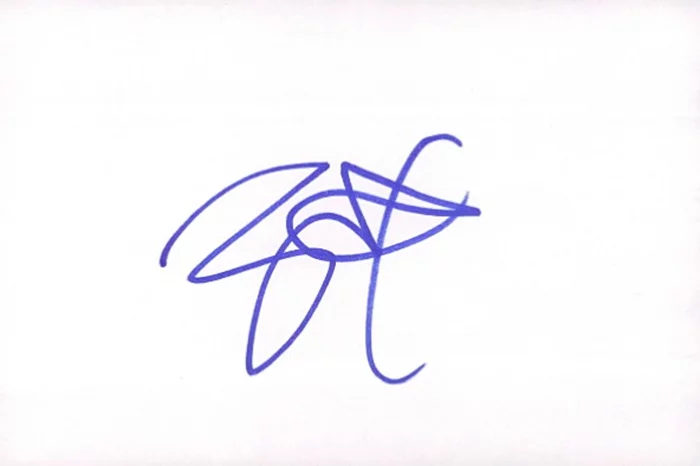 Zendaya Coleman autograph
