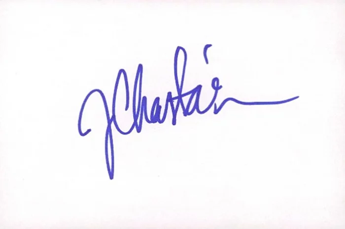 Jessica Chastain autograph