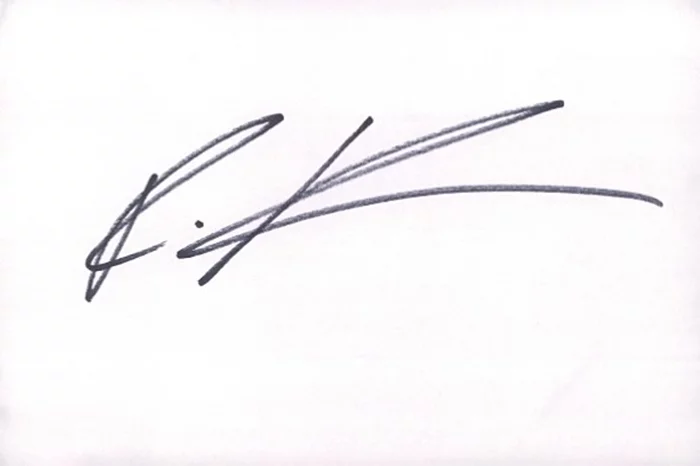 Rob Kardashian autograph