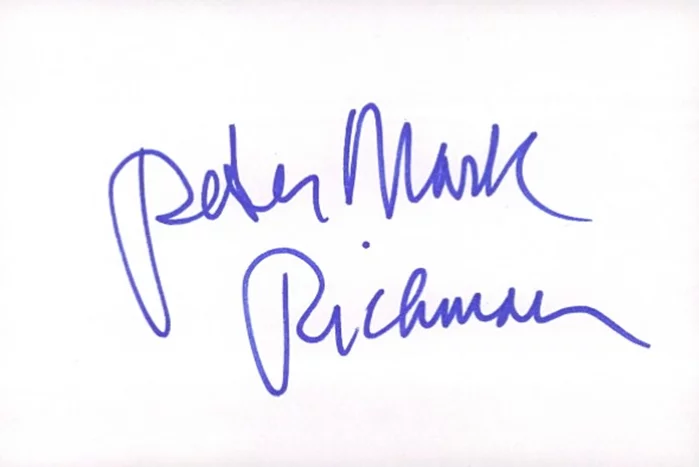 Peter Mark Richman autograph