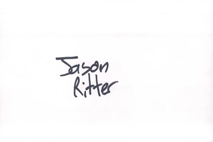 Jason Ritter autograph