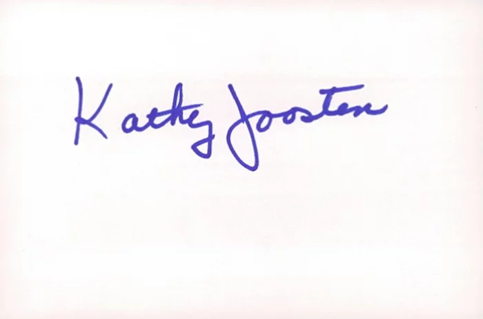Kathryn Joosten autograph